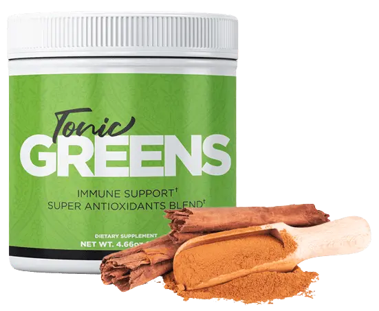 Tonic Greens with ingredients